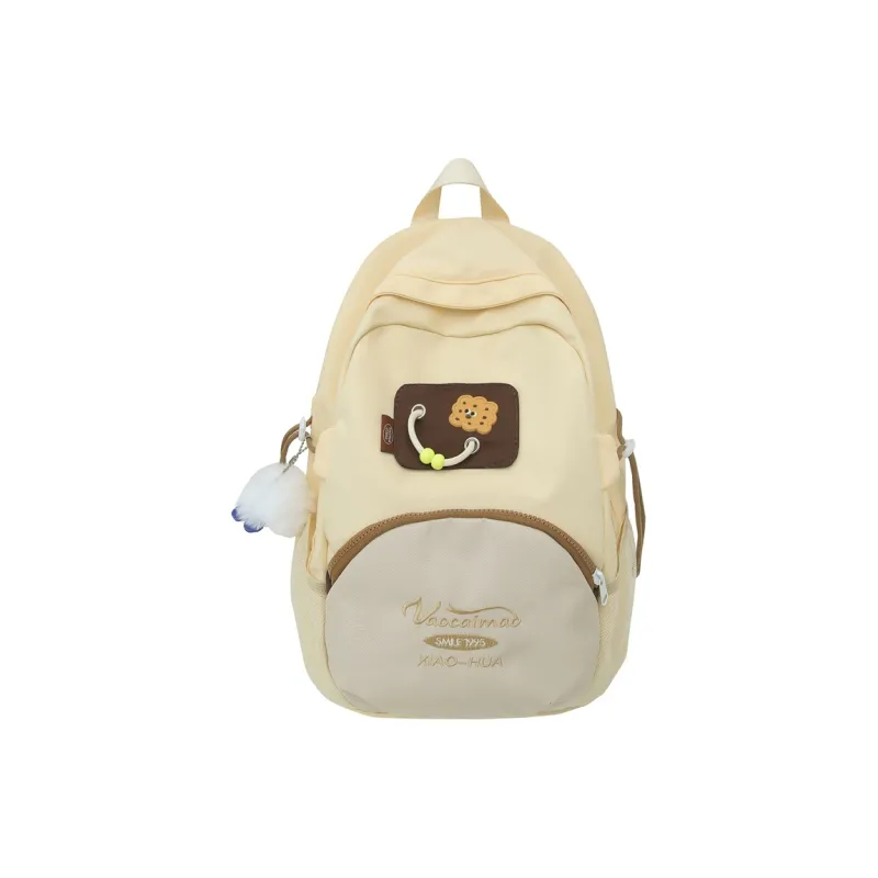 Moonshine Nylon Large Capacity Backpack Computer Backpack Unisex Multicolor-4