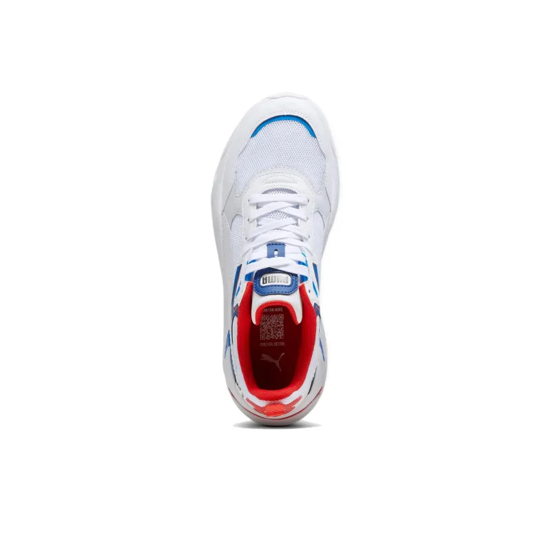 PUMA BMW M Motorsport Anti Slip Wear Resistant Low Top Casual Shoes Men's White Blue Red-3