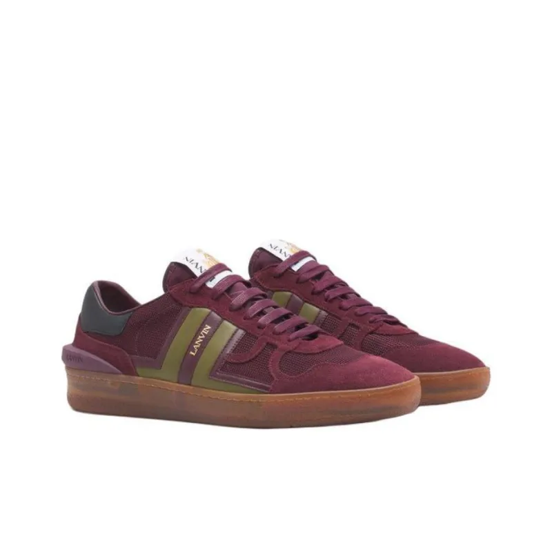 Lanvin Clay Skateboard Shoes Men's Fuchsia-2