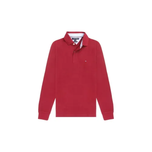 Tommy Hilfiger Polo Shirts Men Red