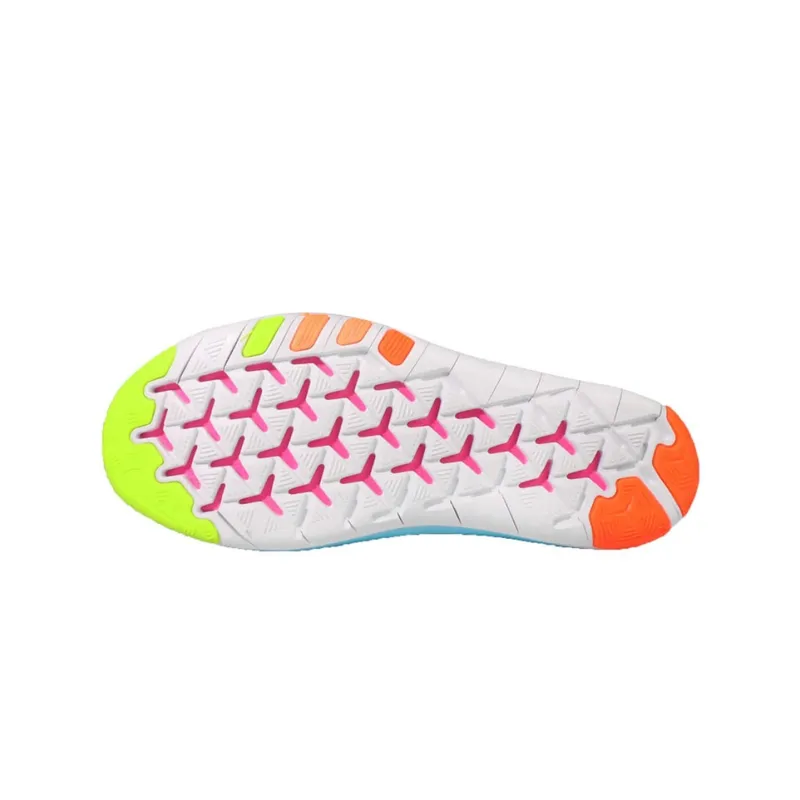 Nike Free Transform Flyknit 'Gamma Blue Total Orange' Women's-5