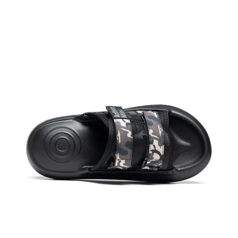 Anthony Miles Slide Slippers Men's Black-3