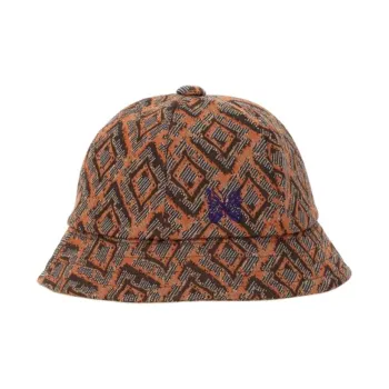 Needles Logo Embroidered Bucket Hat