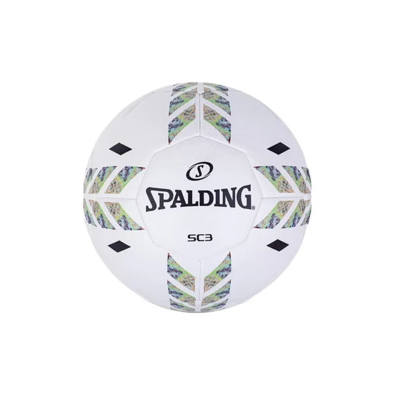 SPALDING SC3 Series Size 5 Soccer PU Unisex White-1