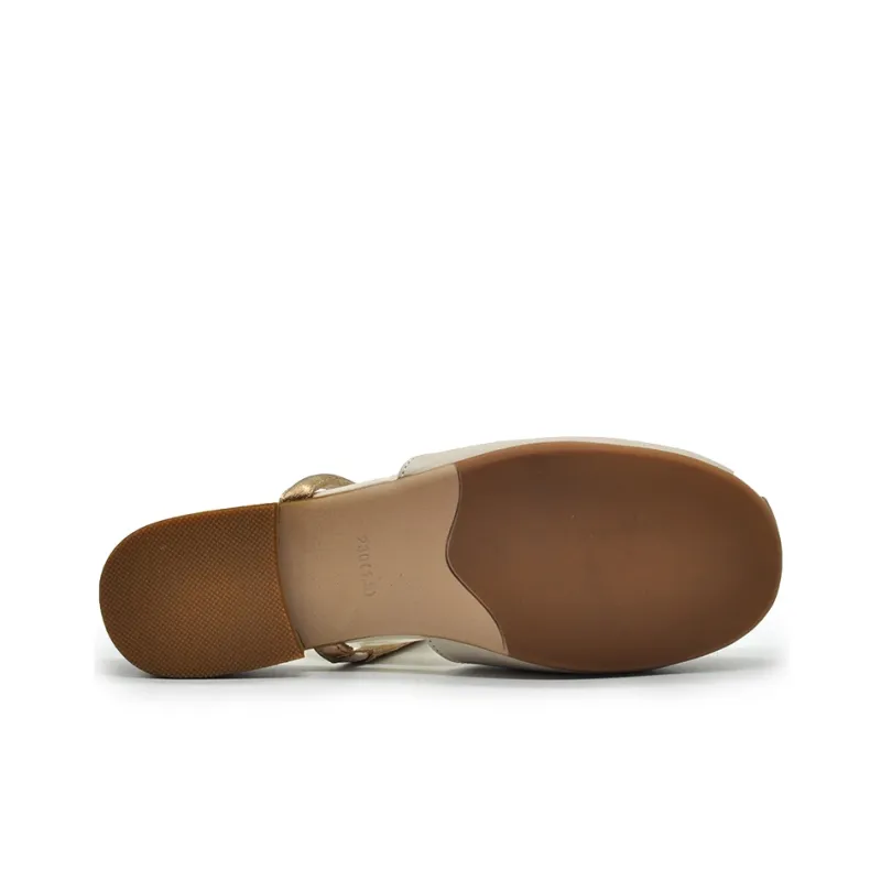 ARTMU Composite Sole Odor Resistant Abrasion Resistant Slip Resistant Closed Toe Slippers Women's-4