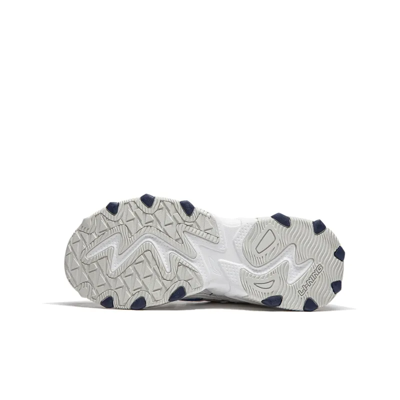 LiNing Cat's Claw Lite 2 Shock Absorbers With Slip Resistant Features Low Top Chunky Sneakers Women's Standard White-4
