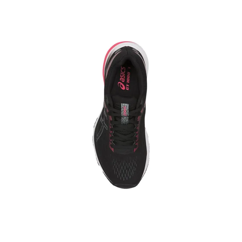 Asics Women's GT 1000 7 D Wide 'Black Pink'-3