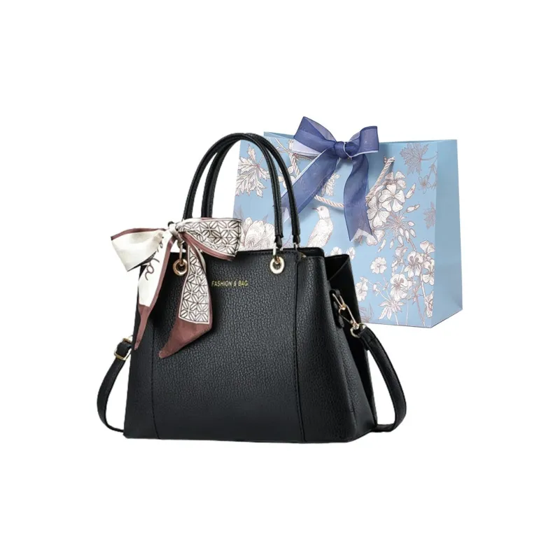 REDOO PU One Shoulder Handbag Women's Pink/Blue/Black/Apricot/Earth Yellow/Brown-7
