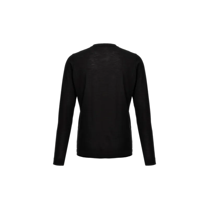 Zanone Long-Sleeved Crewnek Knitted Top-1