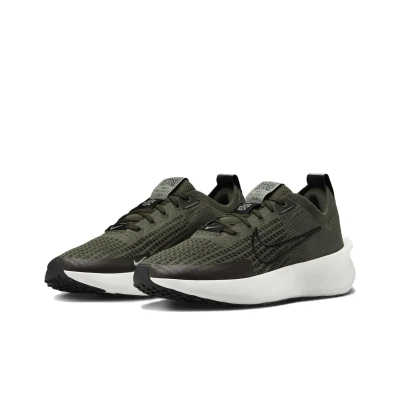 Nike Interact Run Cargo Khaki Jade Horizon Summit White Black Women's-2