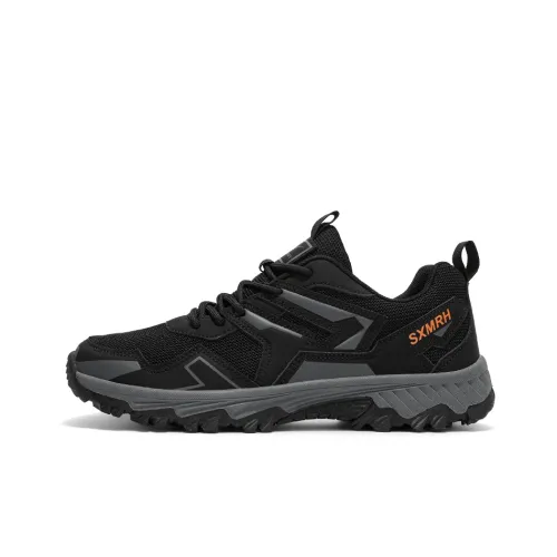 Binary Outdoor Shoes Men Low Top Orange