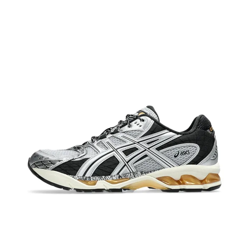 Asics GEL Nimbus 10.1 Low Top Running Shoes Unisex Silver Black Brown-0