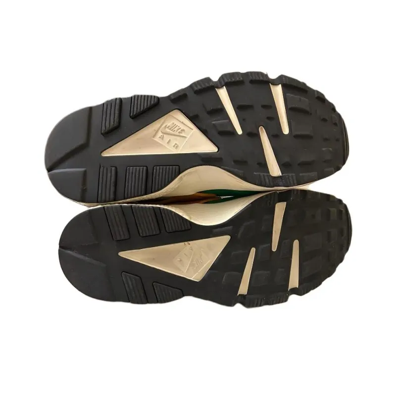 Nike Air Huarache Run Pine Green Gold Leaf-4