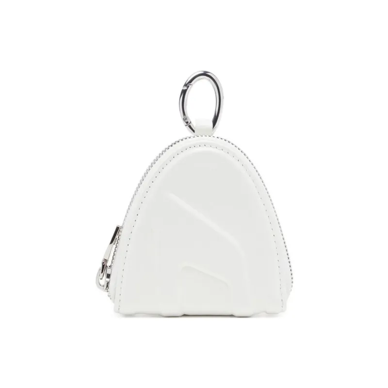 DIESEL Cow Leather Coin Purse Women's White-1