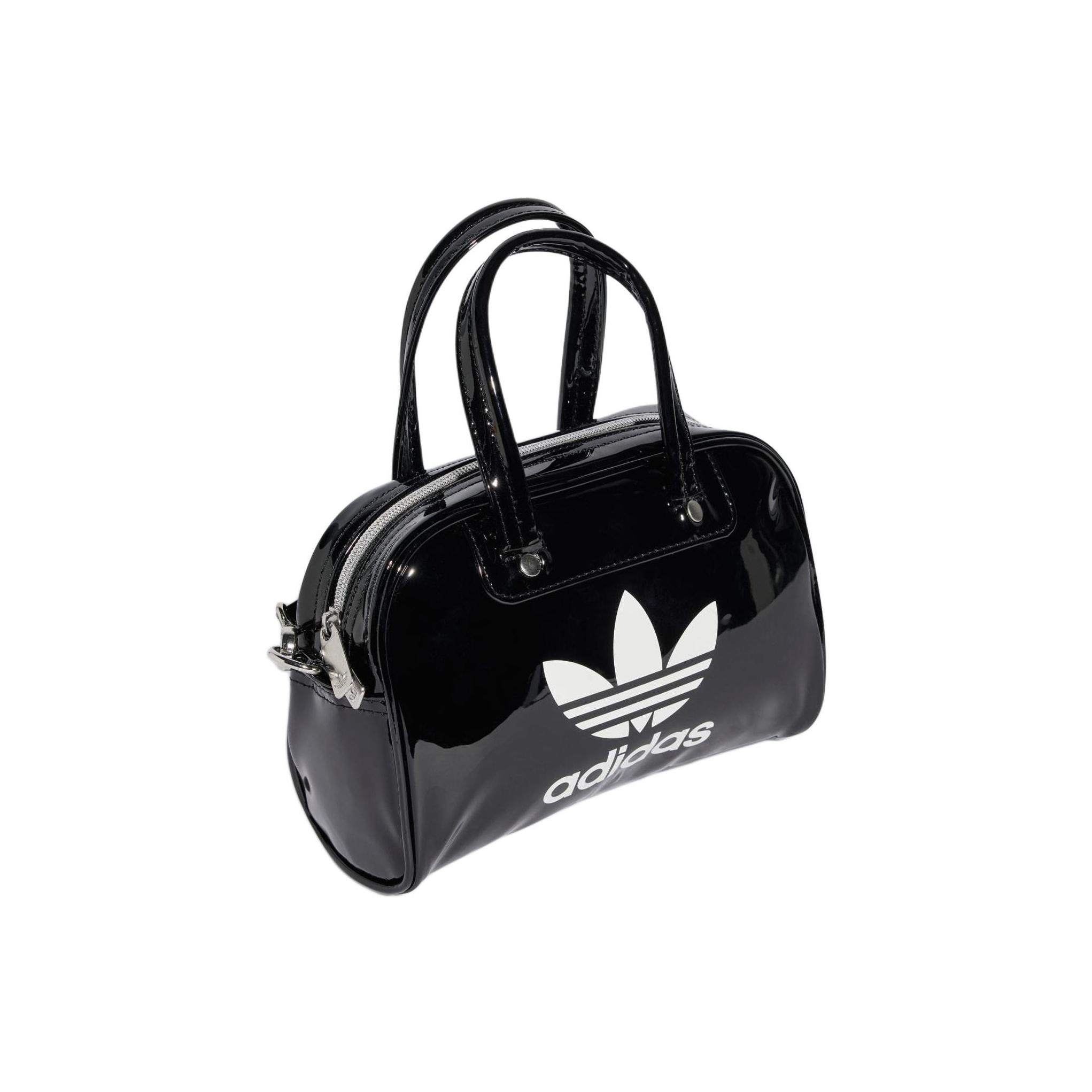 Adidas Originals Adicolor Mini Bowling Handbag Black/White