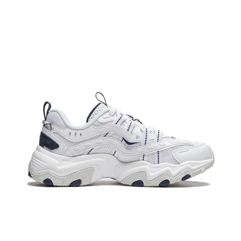 LiNing Cat's Claw Lite 2 Shock Absorbers With Slip Resistant Features Low Top Chunky Sneakers Women's Standard White-1