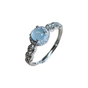 Viola Ice Glutinous Jadeite Rings Women's