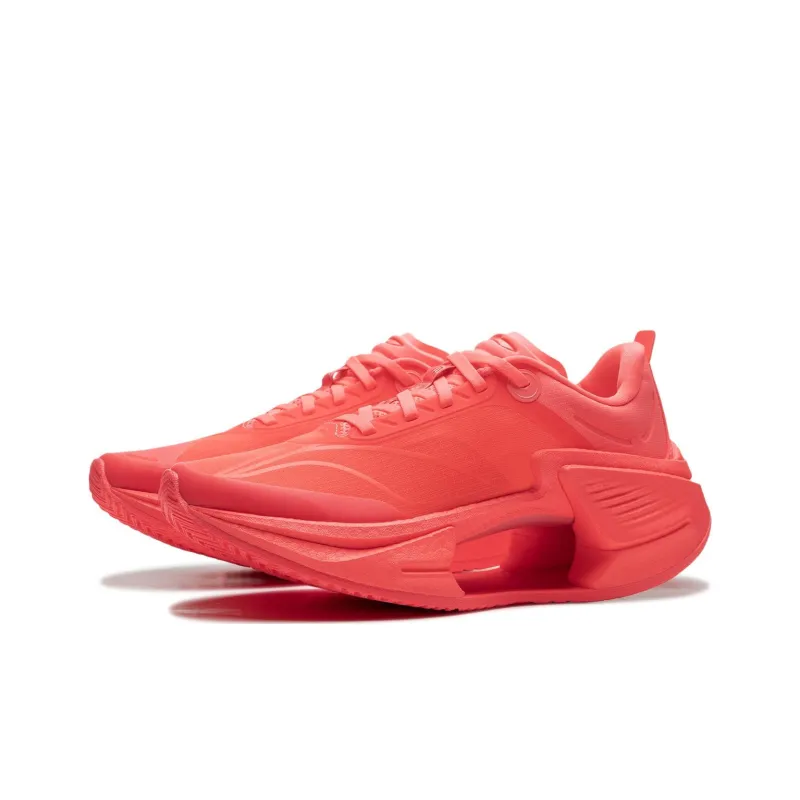 LiNing Shadow 3 ESSENTIAL Cushioning Support Rebound Low Top Running Shoes Women's Red-2
