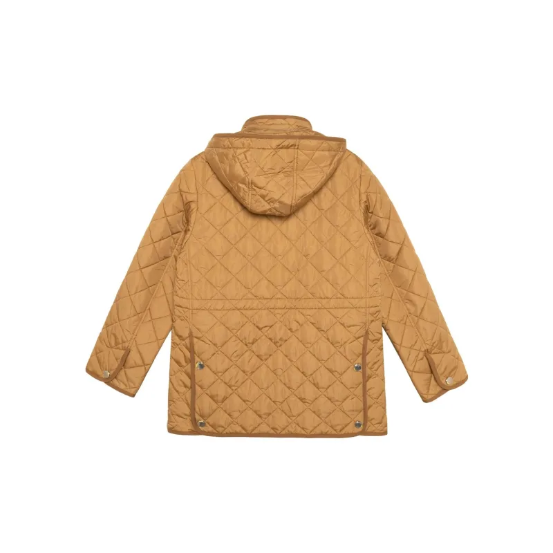 Burberry Diamond Quilted Drawstring Waist Hooded Jacket-1
