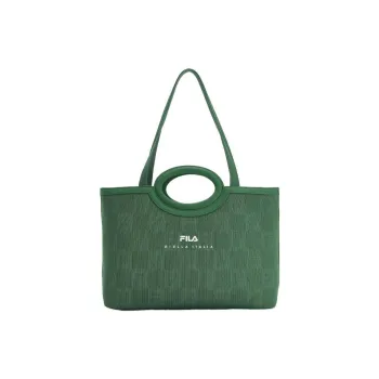 FILA Fabric Tote Bag, Shopping Bag, Shoulder Bag, Handbag Regular Women's Nouveau Emerald Green