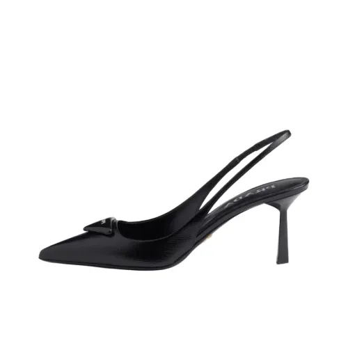 PRADA Saffiano High Heels Women's Black