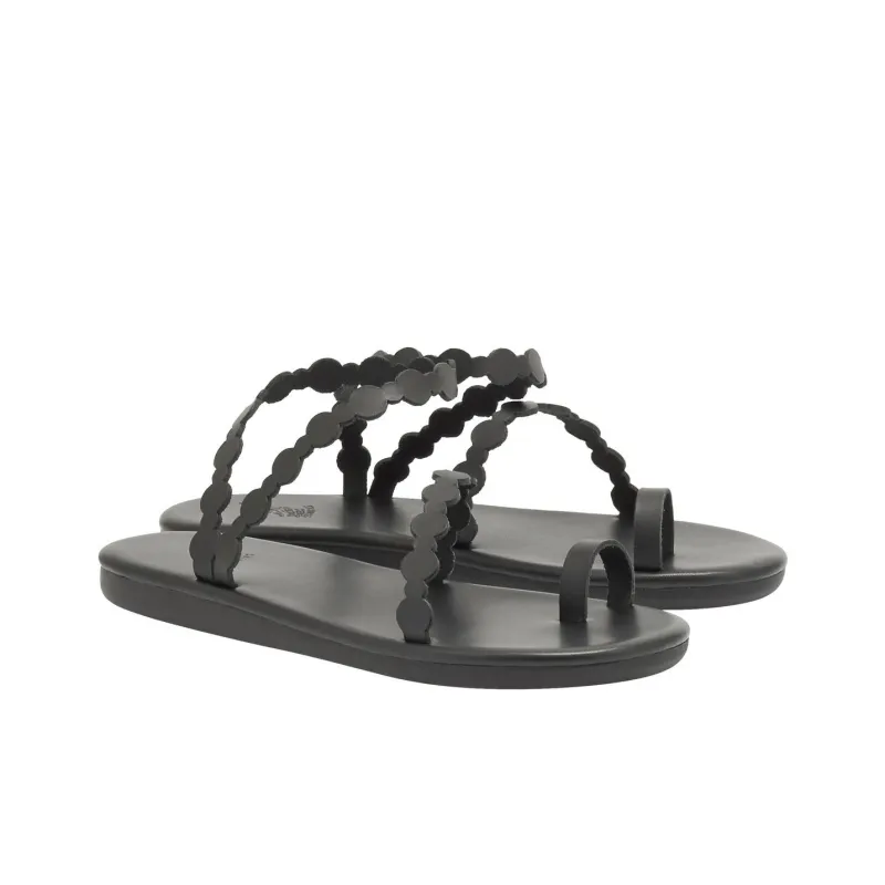 ANCIENT GREEK SANDALS Cronos Strap Sandals Women's Black-2