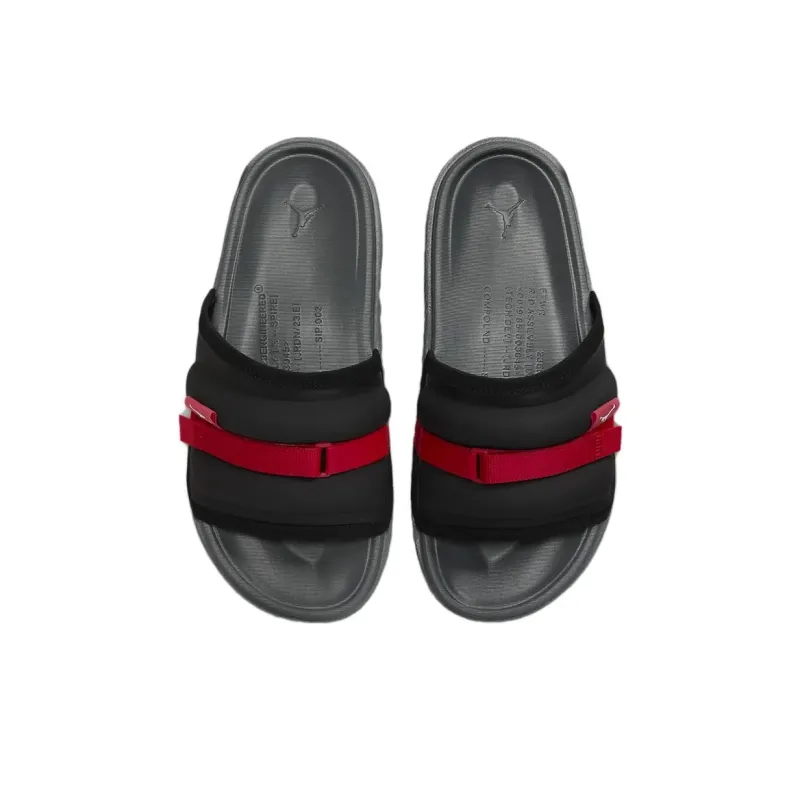 Air Jordan Super Play Slide 'Black Fire Red'-3
