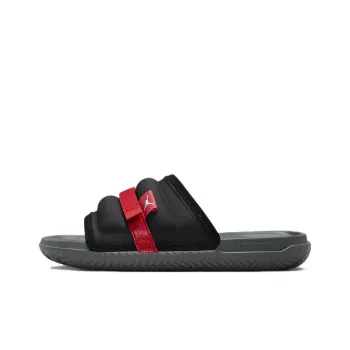 JORDAN Super Play Slide 'Black Fire Red'