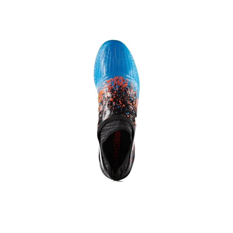 Adidas Anti-Slip And Wear-Resistant Coverage Soccer Shoes Men's Blue Black-2