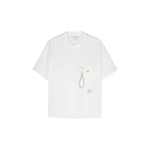 And Wander T-Shirts Men White