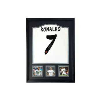 Three For 13 14 Real Madrid C Ronaldo Ronaldo Personalized Autograph Soccer Apparel Jersey Includes SA Certificate