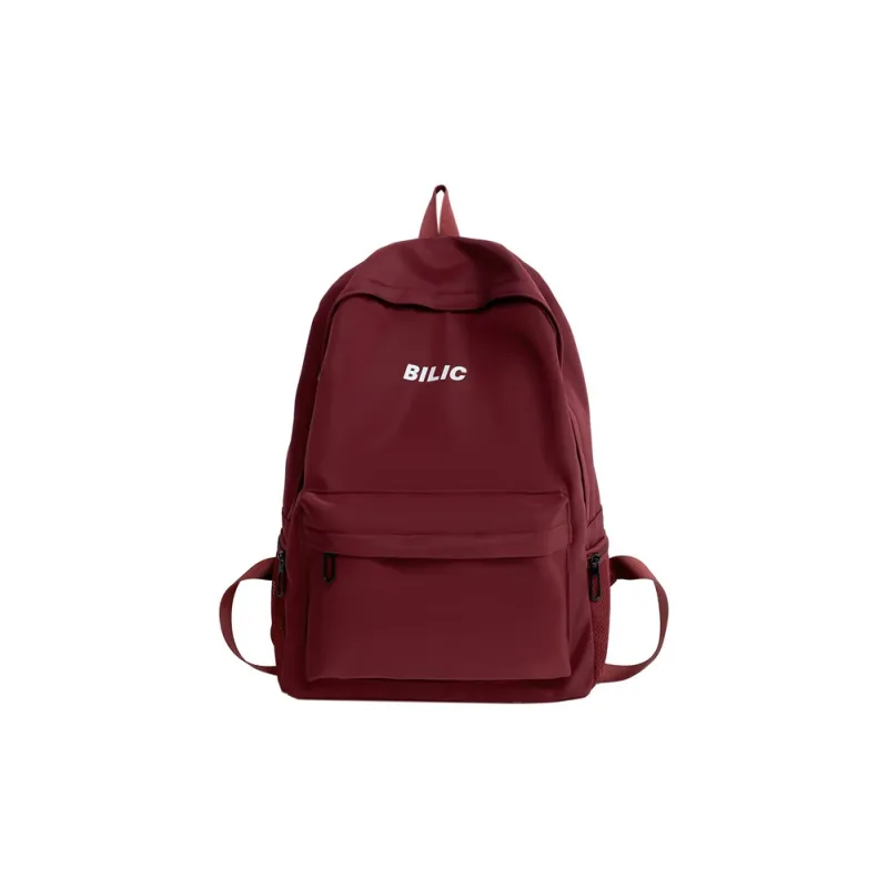 MOK High Quality Composite Fabric Backpack Regular Unisex Gray/Black/Burgundy/Ecru-4