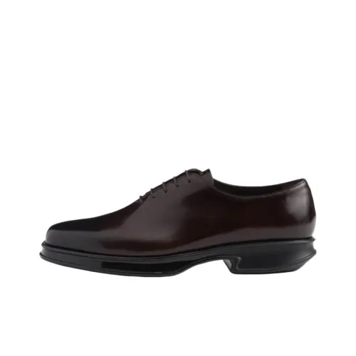 PRADA Sienna Dress Shoes Men's Dark Brown
