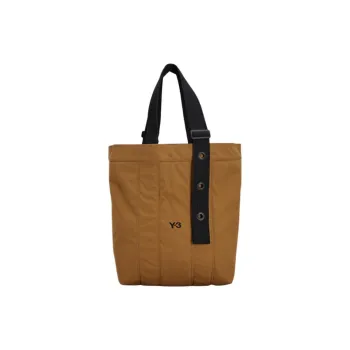 Y 3 Recycled Polyester Handbag Regular Unisex Brown