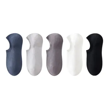 MIIOW No Show Socks Men's 5 Pack Mixed Color