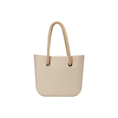 O Bag Thermoplastic Compound Tote Bag Shopping Bag Shoulder Bag Handbag Mini Women's Natural