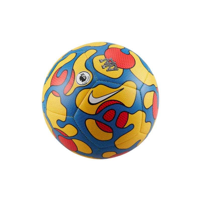 Nike Size 5 Ball Soccer PU Unisex Yellow Blue-0