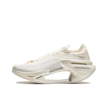 LiNing Shadow 3.0 Cushioned Wear Resistant Breathable Rebound Low Top Running Shoes Unisex Ecru