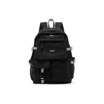 WONHOX Fabric Backpacks Laptop Bags Backpack Regular Unisex Black/Haze Blue/Royal Blue