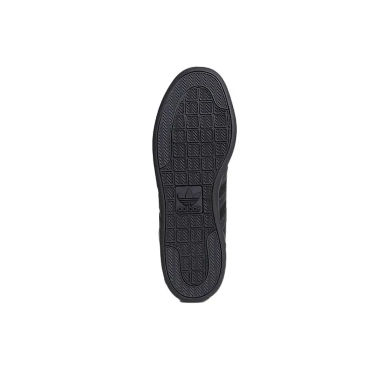 Adidas Originals Varial Mid Abrasion Resistant Mid Top Skateboard Shoes Men's Black-5
