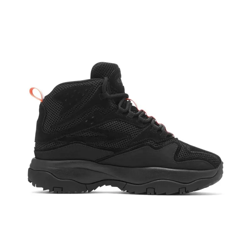 FILA Ranger Cushioned Slip Resistant Breathable High Top Running Shoes Women's Black-1