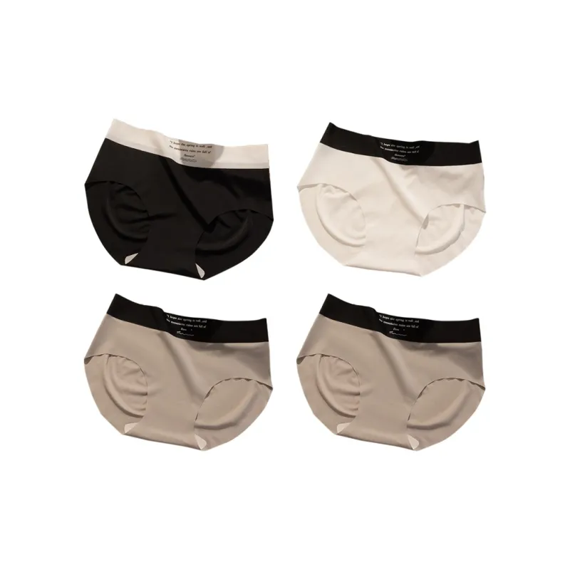PLANDOO Underpants Women's 4 Pack-4