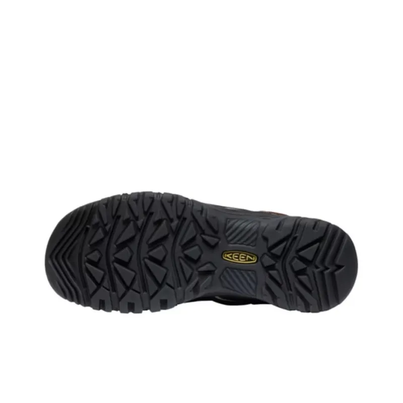 KEEN Targhee IV Cushioning Anti Slip And Wear Resistant Coverage Low Top Trekking Shoes Men's Brown Black-5