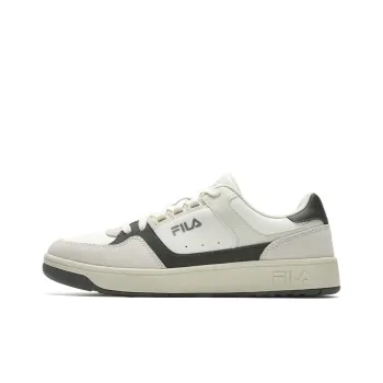 FILA Targa Wear-Resistant Low-Top Skateboard Shoes Men's White Green
