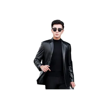 FORTEI Leather Jacket Men's Black