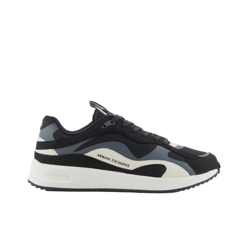 ARMANI EXCHANGEAE Low Top Casual Shoes Men's Black-1