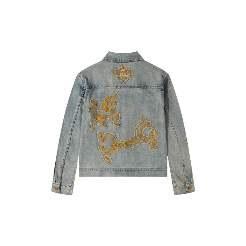 GF Ferré Jackets & Coats Unisex Light Blue-1