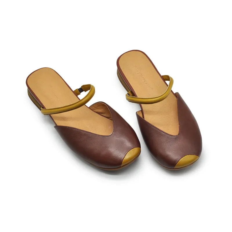 ARTMU Composite Sole Odor Resistant Abrasion Resistant Slip Resistant Closed Toe Slippers Women's-3