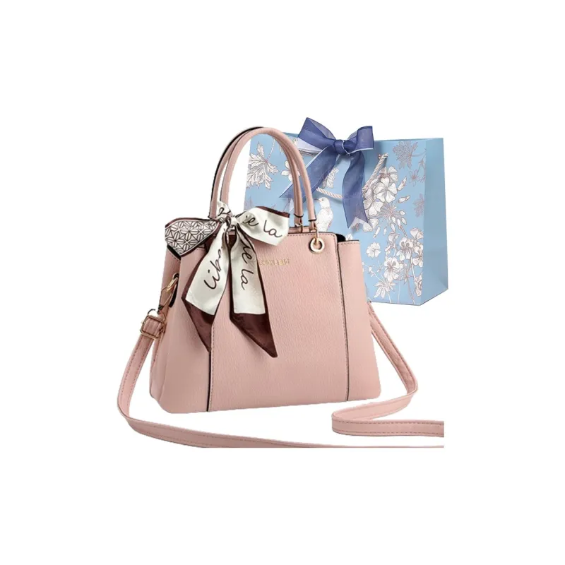 REDOO PU One Shoulder Handbag Women's Pink/Blue/Black/Apricot/Earth Yellow/Brown-1