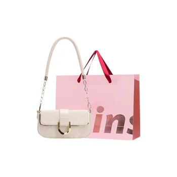 WHEELY BABY+ PU Shoulder Bag Women's White/Pink